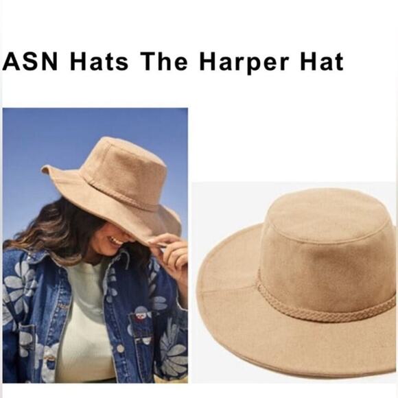 ASN Harper Floppy Hat in Oatmeal - Picture 1 of 15